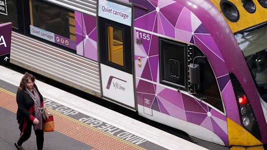 Borg had a contract relating to regional V/Line trains and railway stations.