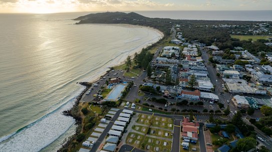 Byron Bay in lockdown. 