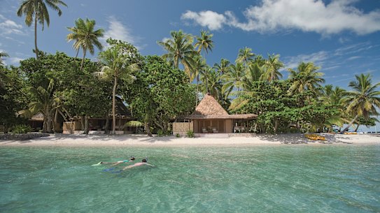 What’s the time? Snorkelling time… Toberua Island, Fiji.
