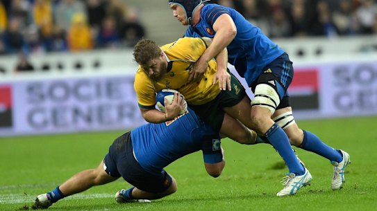 Welcome committee: Wallabies vice-captain James Slipper says Kurtley Beale has nothing to prove to team-mates