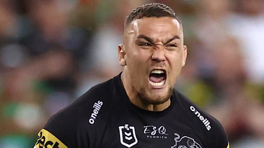 Panthers enforcer James Fisher-Harris.