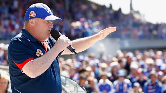 Western Bulldogs president Peter Gordon.