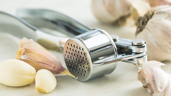 The garlic press: grinds Katrina’s gears.