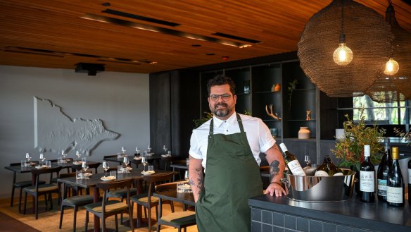 Chef Alejandro Saravia at Victoria by Farmer's Daughters.