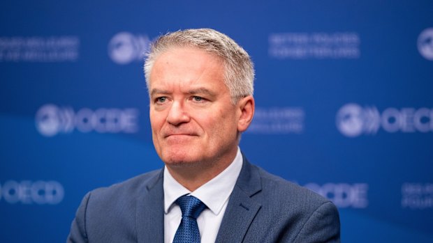 Former finance minister Mathias Cormann is now secretary-general of the Organization for Economic Cooperation.