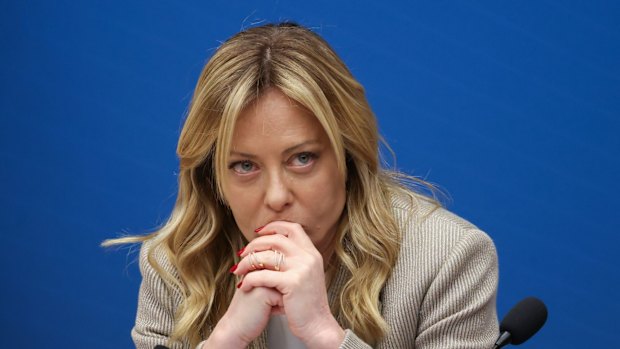 Italian PM Giorgia Meloni.