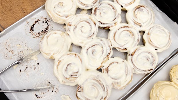 Sebby’s famous cinnamon scrolls.