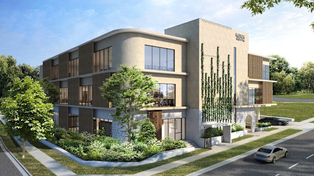 The proposed medical centre at 68-72 Hunter Street, Greenslopes, which the Greenslopes Private Hospital tried to prevent in court.