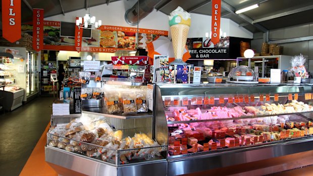 The Smelly Cheese Shop sells local and imported cheeses.