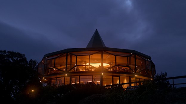 Canberra’s early 1960s modernist icon atop Red Hill is today home to the hatted Lunetta Italian restaurant.