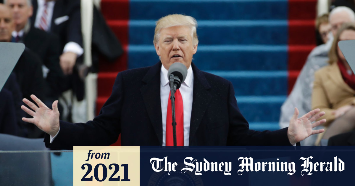 'This American carnage': Trump's inauguration speech, January 20, 2017