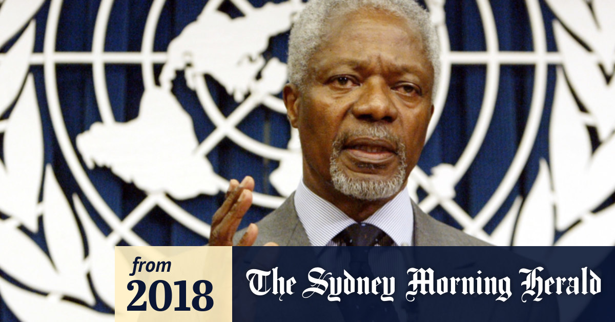Rock Star Diplomat Former Un Chief Kofi Annan Dies At Age 80