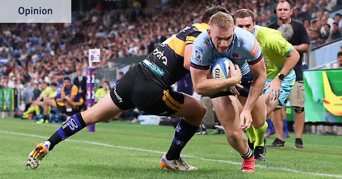 Attn Waratahs. Rugby is a team game. So all 14 of you, just give the ball to Jorgo