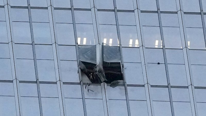 Small plane crashes into Beijing’s tallest building