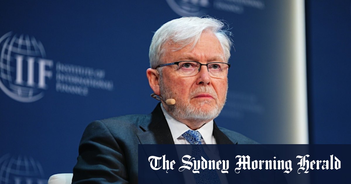 Albanese backs ‘outstanding’ Rudd after Trump run-in, dismisses AUKUS questions