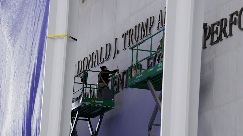 Kennedy Centre adds Trump’s name to building one day after board vote