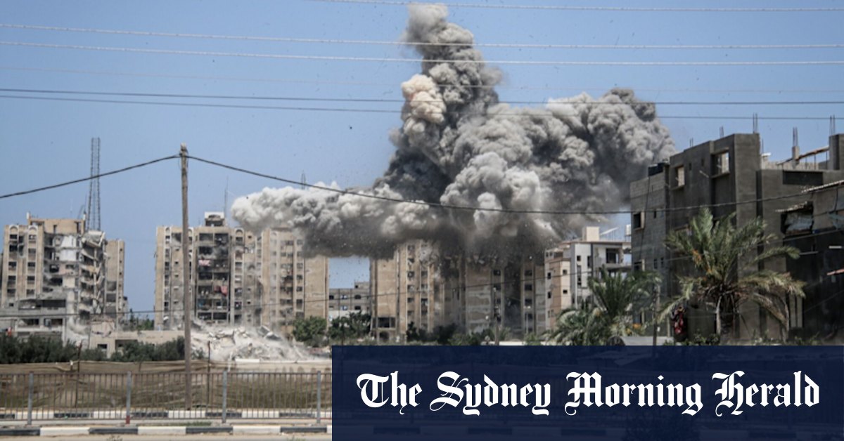 US and Israeli officials float idea of ‘all or nothing’ Gaza deal