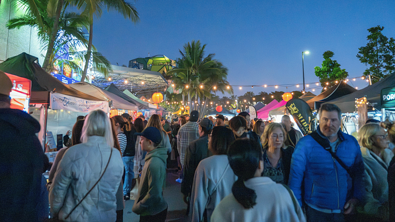 Brisbane night markets return with street food, music and mulled wine