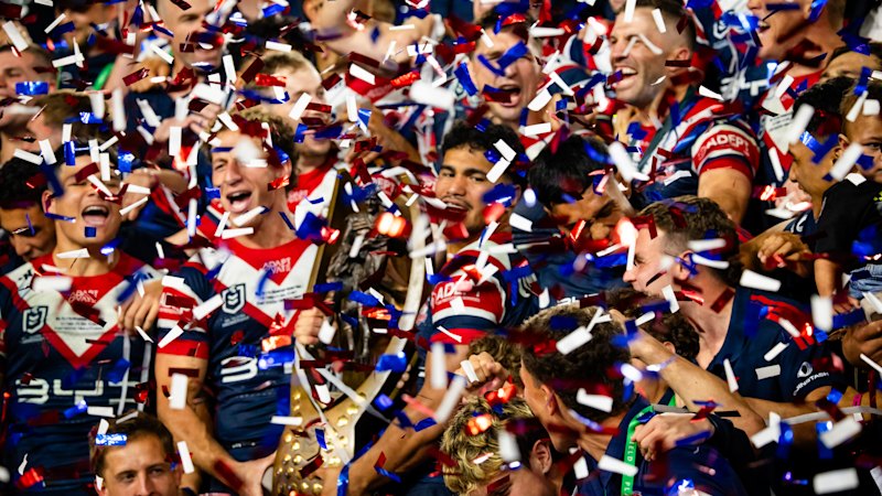 Knights coach 'couldn't be prouder' as Roosters celebrate grand final victory