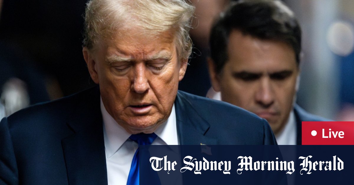 Australien-Nachrichten LIVE: Donald Trump für schuldig befunden; ...