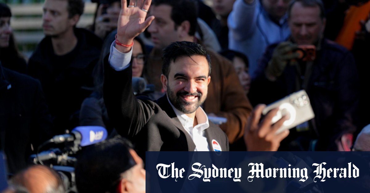 Democratic socialist Zohran Mamdani easily elected mayor of New York