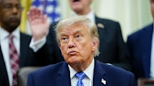 US President Donald Trump said Iran’s drone attack on a cargo ship in the Strait of Hormuz violated the ceasefire.