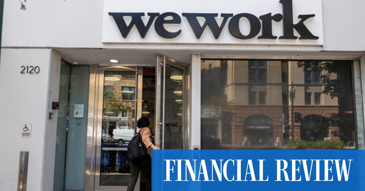 WeWork cuts new restructuring deal that spurns Adam Neumann - The Australian Financial Review