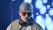 French musician Kavinsky performs during the Festiv4 in Paris on June 20, 2025.