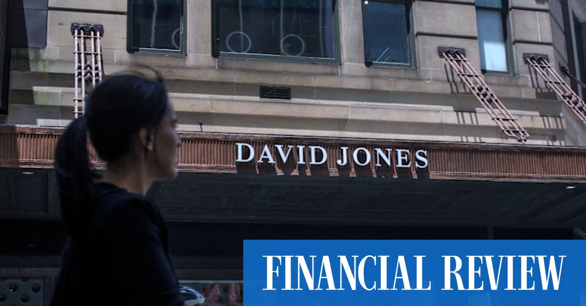 afr.com - Sarah Thompson, Kanika Sood, Angira Bharadwaj - David Jones is minutes from midnight as directors ponder solvency