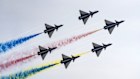 China’s airforce J-10 fighter jets on display at the China International Aviation & Aerospace Exhibition in Zhuhai in 2024.