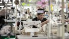 Workers at a garment factory in Guangzhou in China’s south.