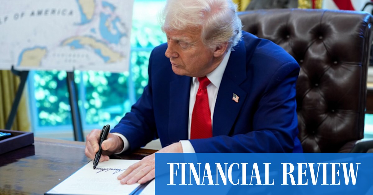 afr.com - David Lawder - Hotels, warships and now banknotes. Trump gets his name on US currency