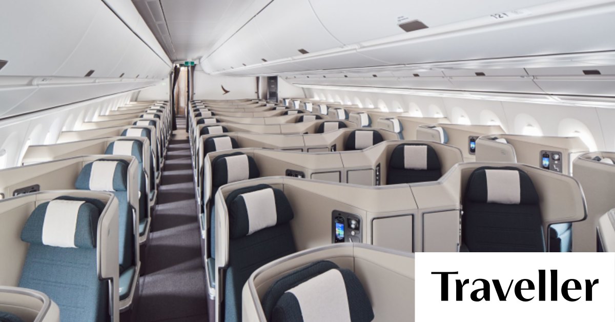 Airline review Cathay Pacific Airbus A350 business class