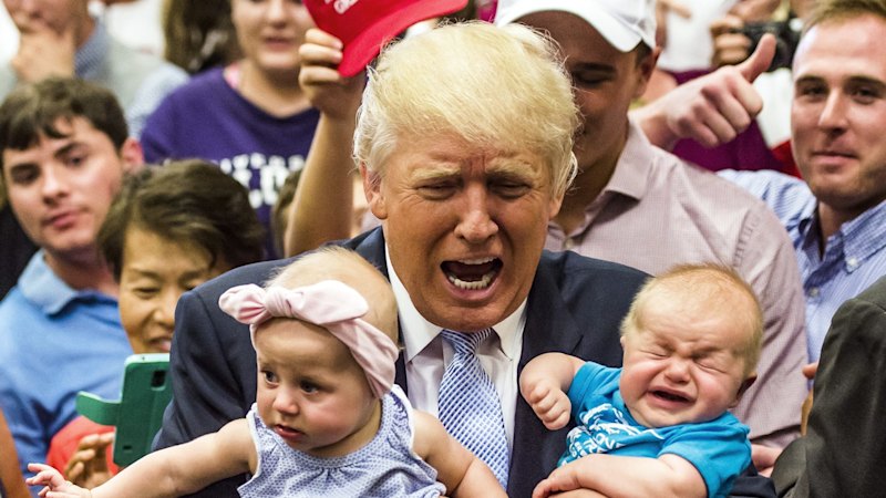 There is a solution to Donald Trump’s baby problem - he should resign