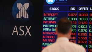 ASX. 8 AUGUST 2011. GENERIC PIC BY PETER BRAIG. STOCK EXCHANGE IN SYDNEY, SHARES, STOCK MARKET, STOCKS, SHARE PRICE.