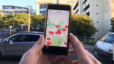 Kerb, a new parking app, aims to solve Brisbane's parking woes.