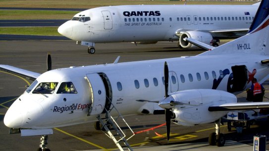 Rex offers plane passengers a competitive service in the regions.