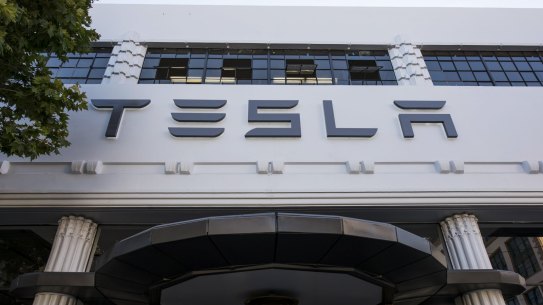 Tesla shares are rallying hard.