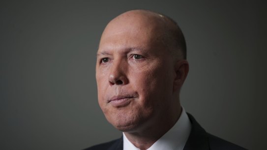 Home Affairs Minister Peter Dutton.