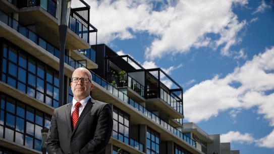 Strata law expert Chris Kerin, pictured above, has advised more than 80 owners corporations on matters relating to building defects in the past eight years. 