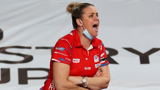 Swifts coach Briony Akle.