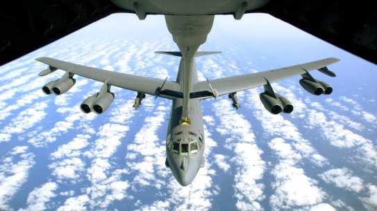 The US B-52 bomber
