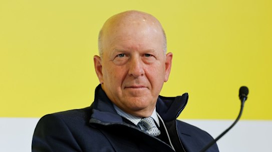 Goldman Sachs CEO David Solomon: banking executives have been bracing for compensation to fall.