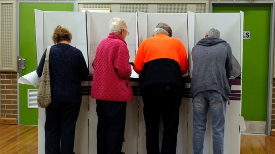 The Australian Electoral Commission wants flexibility to give voters pens at future elections.