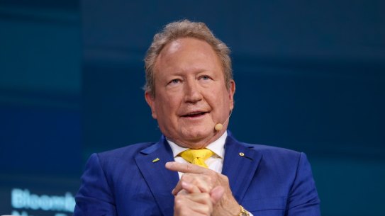 Andrew Forrest is leading a multibillion-dollar push to diversify iron ore giant Fortescue Metals Group.