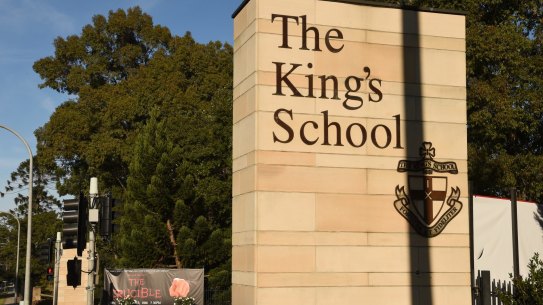 The King's School in North Parramatta is charging more than $40,000 in year 12 school fees once additional levvies are included.