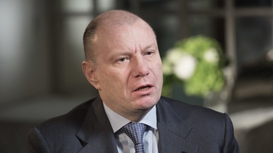 Russia’s richest man, Vladimir Potanin.