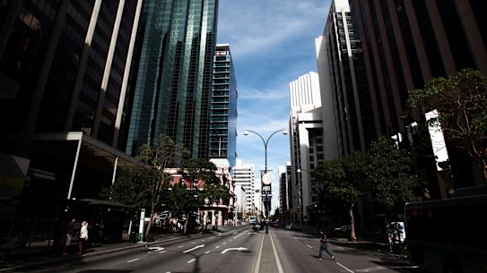 Perth companies have been urged to return staff to the CBD to help struggling businesses.