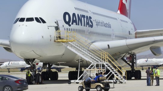 Qantas is in a drawn-out dispute with the pilots’ union over who gets to fly its prized A380s.