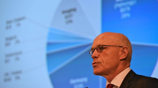 Sonic Healthcare CEO Colin Goldschmidt: Australian earnings are down, but things are looking bright in the US and Britain.